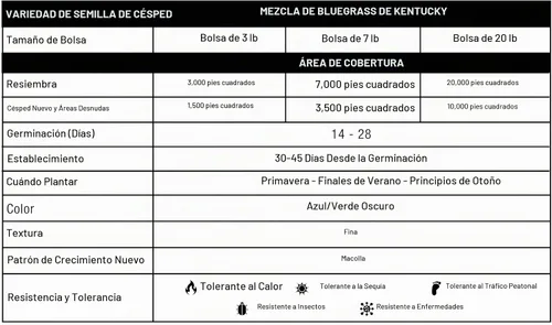 Vista 8 de GreenView Pure Grass Seed Kentucky Bluegrass Blend, bolsa de 3 libras