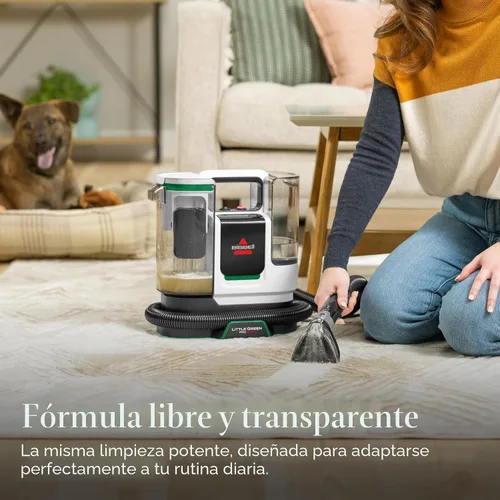 Vista 3 de BISSELL Little Green PET OXY Spot & Stain Free & Clear Fórmula de Limpiador Profundo Portátil, 32 fl. oz, 4310