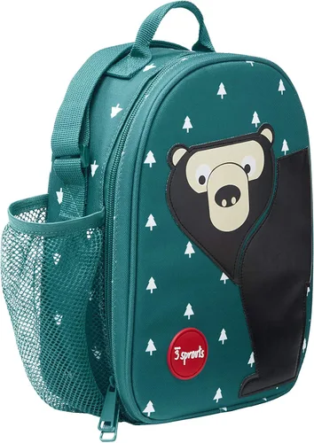 Vista 4 de 3 Sprouts Lonchera para niños – Fiambrera duradera para niños y niñas – Fiambrera para niños – Perfecta para guardería, escuela y viajes – Tela