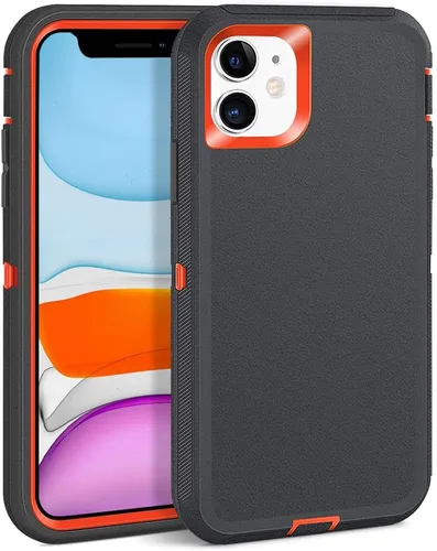 Vista 9 de MAXCURY Funda para iPhone 11, resistente a prueba de golpes, protección de cuerpo completo para hombres y mujeres, parachoques de policarbonato duro
