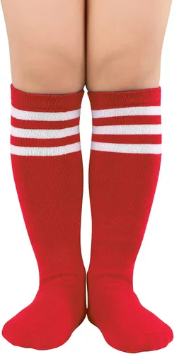 Vista 108 de Zando Calcetines de fútbol para niños, hasta la rodilla, para jóvenes, béisbol, fútbol, sóftbol, niños y niñas, de algodón suave sobre