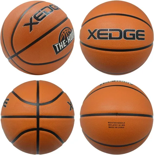Vista 2 de XEDGE Baloncesto 29.5" Tamaño 7 Juego de baloncesto de goma para interiores y exteriores