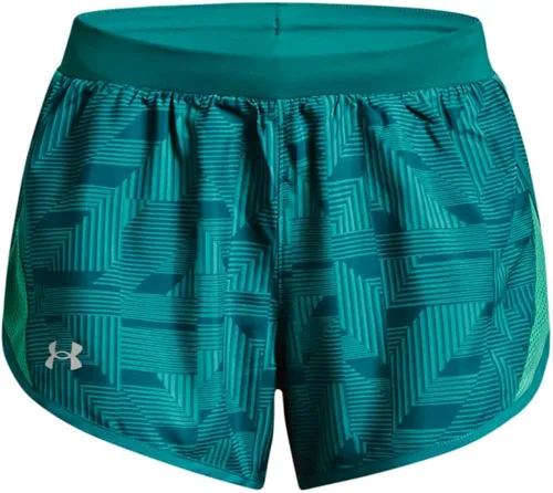 Vista 4 de Under Armour Fly By 2.0 - Pantalones cortos estampados de correr para mujer