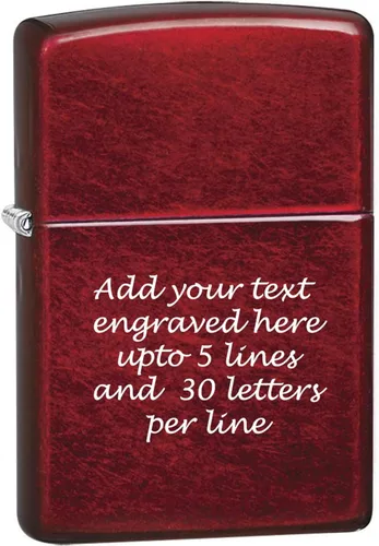 Vista 34 de Mechero personalizado Zippo Classic resistente al viento con grabado (1941 Negro Hielo)