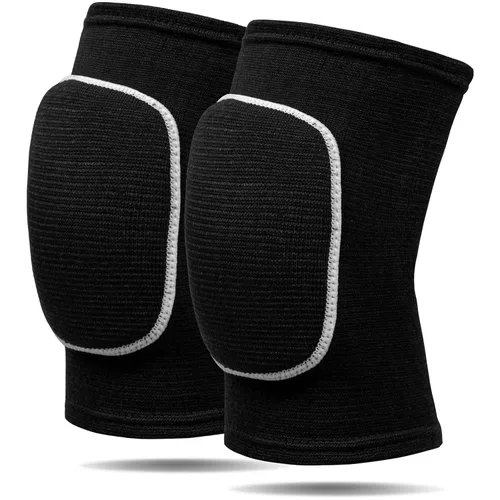 Vista 9 de Rodilleras de voleibol para mujeres, hombres, jóvenes, niñas, niños, rodilleras para voleibol, baloncesto, fútbol, baile, yoga, tenis, correr