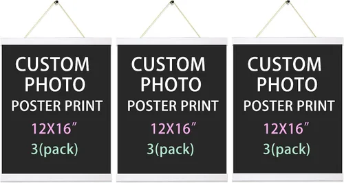 Vista 30 de YK artwood Impresiones de lienzo personalizadas con tus fotos de 8 x 10 pulgadas, imágenes personalizadas a lienzo para amantes, familiares, niños