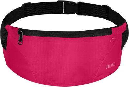 Vista 11 de USHAKE Cinturón para correr, para hombres o mujeres, ultra ligero, sin rebote, bolsa de cintura, bolsa de entrenamiento de fitness, bolsa de cintura