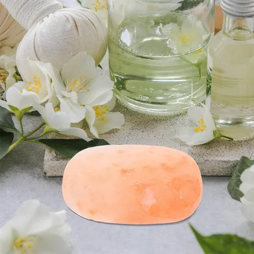 Vista 5 de 2 piezas de jabón de sal mineral exfoliante para el cuidado del cuerpo y los pies, cuidado de la piel hidratante, apto para viajes, uso versátil