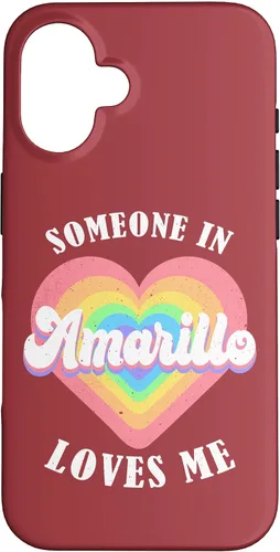 Vista 32 de Someone in Amarillo Loves Me City Heart Case for iPhone 17