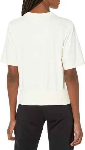 Vista 2 de adidas Originals Camiseta Adicolor de gran tamaño sin tinte para mujer