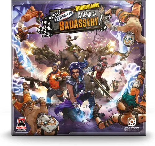 Vista 2 de Borderlands Mister Torgue's Arena of Badassery Juego de mesa Juego de estrategia cooperativa Juego de lucha para adultos 1-4 jugadores A