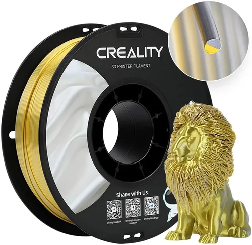 Vista 65 de Creality PLA - Filamento de impresora 3D de 1.75 mm, paquete de filamento para impresoras 3D, resistencia mejorada sin deformación, precisión