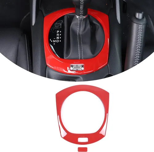 Vista 9 de Adhesivos para moldura de panel de engranajes de control de ABS para automóvil, marco de engranajes de control de automóvil, calcomanías para Mazda