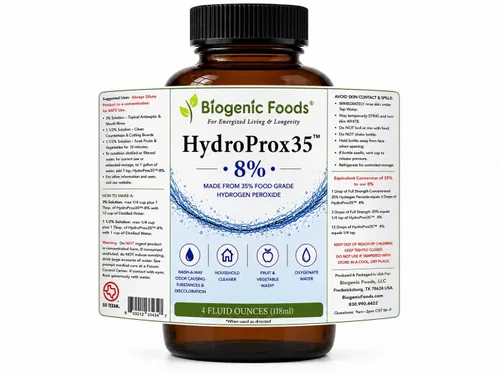 Vista 4 de HydroProx35 - Peróxido de hidrógeno puro de grado alimenticio al 8%