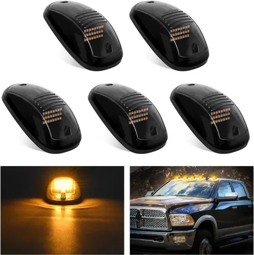 Vista 12 de Nilight Luz de Marcador Lateral Ovalada de 2.5 Pulgadas 10PCS Ámbar 2 Diodos LED Luces de Guardabarros y Separación de Remolque Impermeables