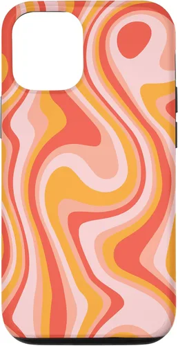 Vista 26 de iPhone 16 Retro Groovy Liquid Swirl Hippie 70's 80's Psychedelic Case