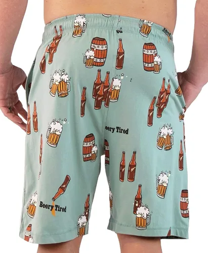 Vista 85 de Lazy One - Pantalones cortos de pijama para hombre, ropa de dormir
