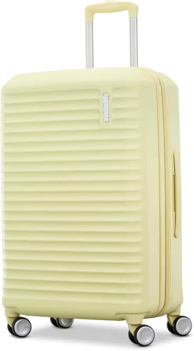 Vista 16 de American Tourister Stratum 3.0, aprobado por aerolíneas, equipaje rígido duradero, se expande 1.5", mango ajustable RightHeight, Negro