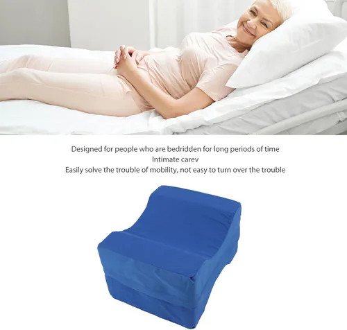 Vista 7 de Almohada de rodilla para dormir de lado, almohada de espuma viscoelástica para piernas entre las piernas, almohada para dolor de cadera y espalda