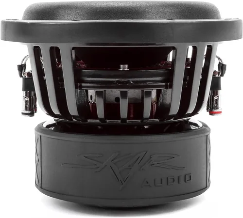 Vista 4 de Skar Audio EVL-8 D4 - Subwoofer para automóvil de 8 pulgadas, 1200 W de potencia máxima, doble 4 Ohm