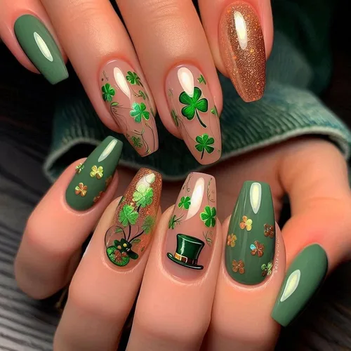 Vista 17 de MISUD Uñas Postizas - Uñas Largas Forma Ataúd con Pegamento en Negro Gótico, Diseño Acrílico Gótico de Rosa 24 piezas