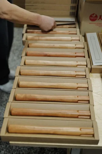 Vista 5 de Muddler de madera - Muddler de madera de primera calidad para uso profesional y doméstico - Muddler madera para triturar frutas, prensar cubos