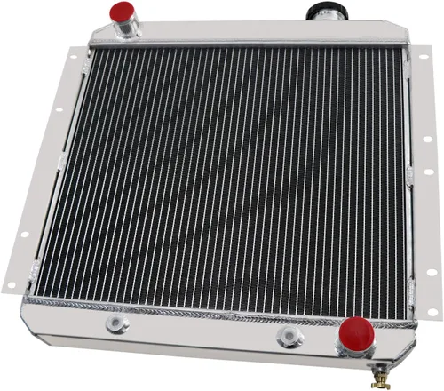 Vista 3 de ALLOYWORKS - Radiador de aluminio de 3 filas para Toyota Land Cruiser FJ40 FJ45 1960-1984 3.9/4.2L Full aluminum radiator. High thermal