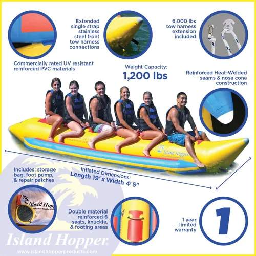 Vista 2 de Island Hopper Barco bananero comercial pesado de clase élite para 6 pasajeros