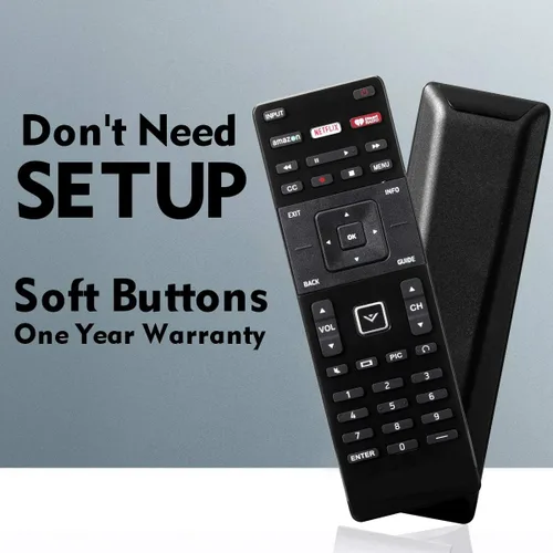 Vista 3 de XRT122 - Control remoto universal de repuesto para todos los televisores inteligentes Vizio E-Series D-Series LED HDTV