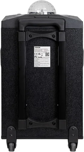 Vista 9 de Máquina de karaoke inalámbrica para adultos, sistema PA TONOR portátil con Bluetooth, altavoz para cantar con dos micrófonos inalámbricos, bola