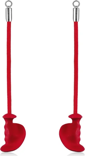 Vista 7 de HXD-ERGO Cuerda de tríceps con asas ergonómicas, cuerda de jalón de tríceps de 36 pulgadas para máquina de cable, sistema de polea, accesorio
