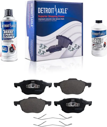 Vista 36 de Detroit Axle - Pinzas de freno traseras para el lado del pasajero + pastillas de freno de cerámica con herramientas de repuesto para Acura CL TL