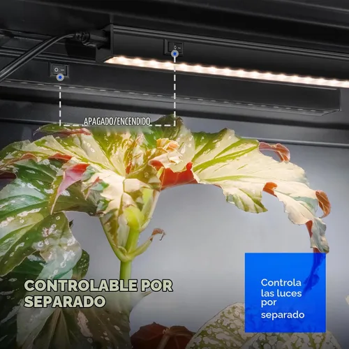 Vista 5 de Barrina Luces LED T5 de crecimiento, 5 W 1 pie, luces de plantas enlazables Amarillo