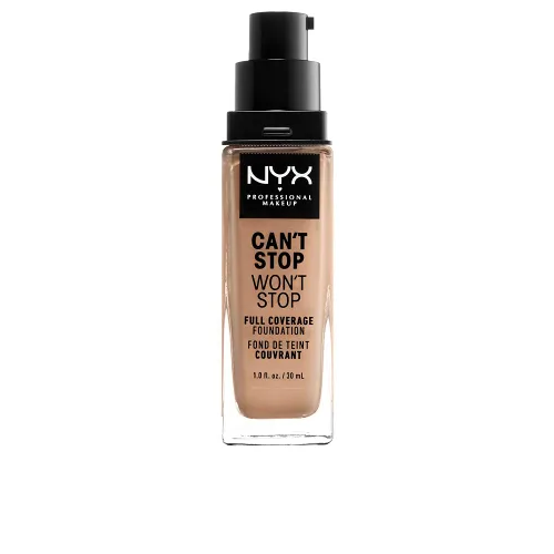 Vista 9 de NYX Professional Makeup Can't Stop Won't Stop - Cepillo para base de maquillaje Negro