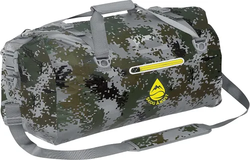 Vista 20 de Skog Å Kust Duffelsak - Bolsa de lona impermeable resistente para deportes, viajes y más, tamaños de 40, 60 y 90 litros, Negro, Deportivo/resistente