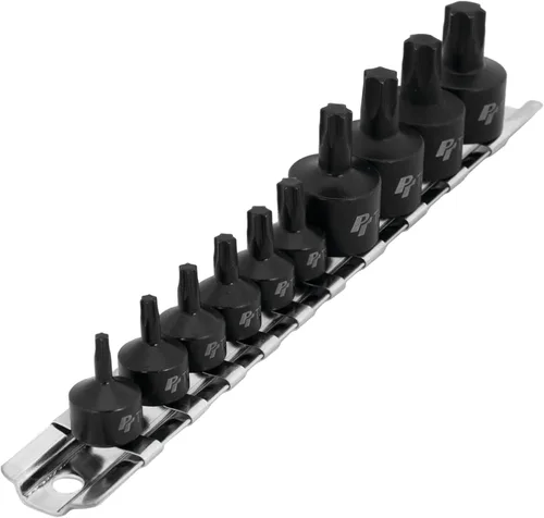 Vista 9 de Performance Tool W32092 Juego de llaves de vaso de impacto Dr. Star de 8 piezas de 1/2 pulgada (tamaños: T30, T40, T45, T47, T50, T55, T60, T70)