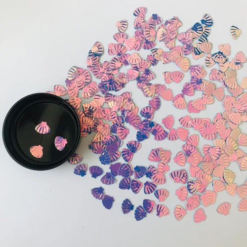 Vista 14 de PrettyG Paquete de 0.35 oz/paquete - Lentejuelas con purpurina en forma de cola - Festival Rave Beauty Maquillaje Cara Cuerpo Nail Art Decoración