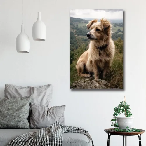 Vista 2 de Impresión personalizada de foto a lienzo – Impresiones en lienzo con tus fotos en arte de pared personalizado para dormitorio, sala de estar, boda