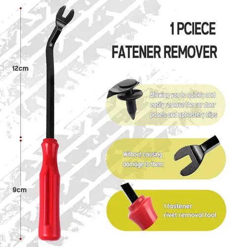 Vista 7 de Xislet 45 piezas de estilo universal para motor, bajo cubierta, protección contra salpicaduras, pernos de carrocería para parachoques, guardabarros