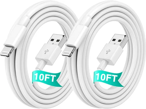 Vista 12 de USB C to Lightning Cable 2Pack 6FT+10FT,[Apple MFi Certified] Nylon Braided iPhone Fast Charging Cable, Power Delivery Charging Cord for iPhone 14