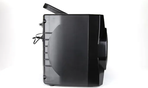 Vista 2 de Emerson Reproductor de CD portátil Boombox con reproductor de cassette, grabadora de cinta, radio AM/FM, entrada AUX, altavoces desmontables
