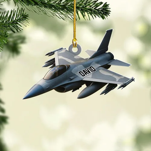 Vista 24 de Adornos de Navidad del ejército estadounidense, adorno de veterano para hombres y mujeres, adornos patrióticos para decoración de árbol de Navidad