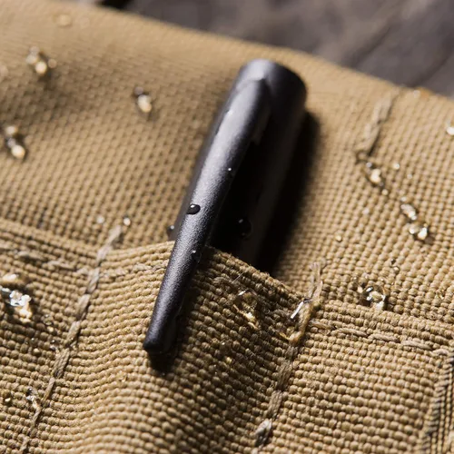 Vista 5 de Rite in the Rain All-Weather - Kit de cuaderno con espiral en parte superior de 3 x 5", funda de tela CORDURA, cuaderno amarillo y bolígrafo