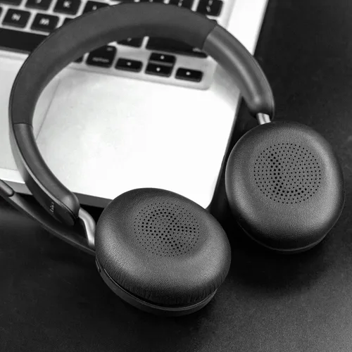 Vista 8 de SOULWIT Almohadillas para Jabra Evolve2 65, Elite 45h - Negro