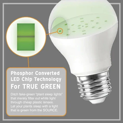 Vista 5 de SmokePhonics Green Spectrum LED Luz hidropónica para plantas de ciclo nocturno