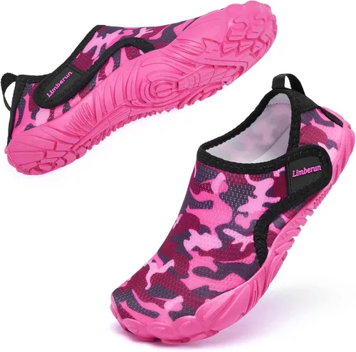 Vista 2 de Limberun Zapatos de agua para niños y niñas, zapatos de natación para niños, zapatos de playa para niños