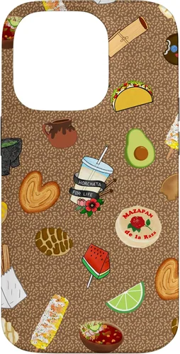 Vista 17 de Brown Antojitos Mexican Food Latino Tacos Pan Dulce - Carcasa para iPhone 17