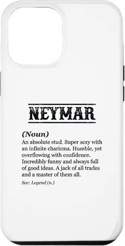 Vista 26 de Neymar - Definición de nombre Frase divertida - Funda personalizada para iPhone 17 para hombre