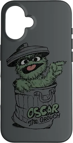 Vista 28 de Funda para iPhone 14 Pro Max Sesame Street Oscar Early Grouch