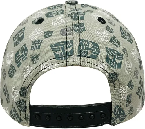 Vista 6 de Hasbro Little Boys Transformers Autobots - Gorra de béisbol de algodón edad 4-7 GrisNegro